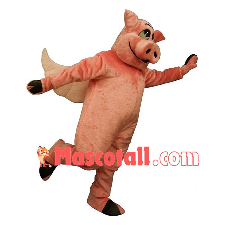 Flying Pig Mascot Costume	