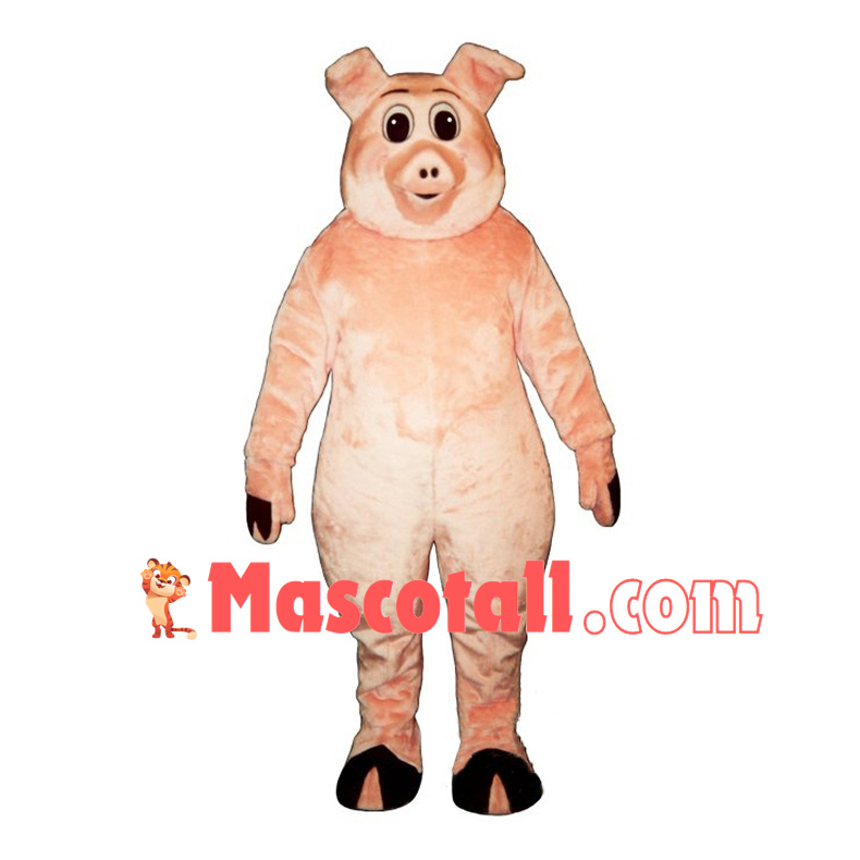 Fat Adult Pig Mascot Costume	
