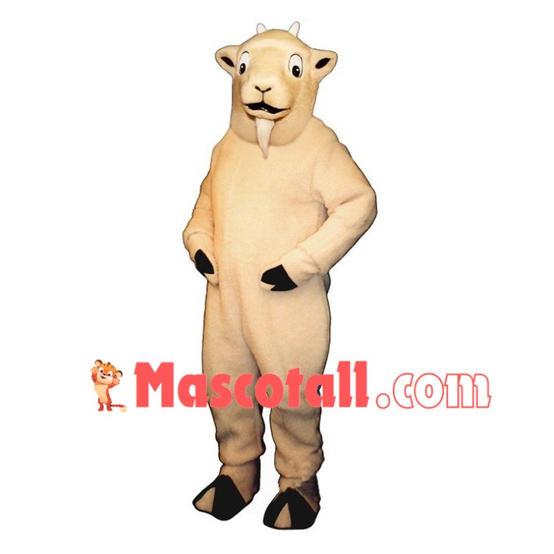 Beige Goat Mascot Costume	