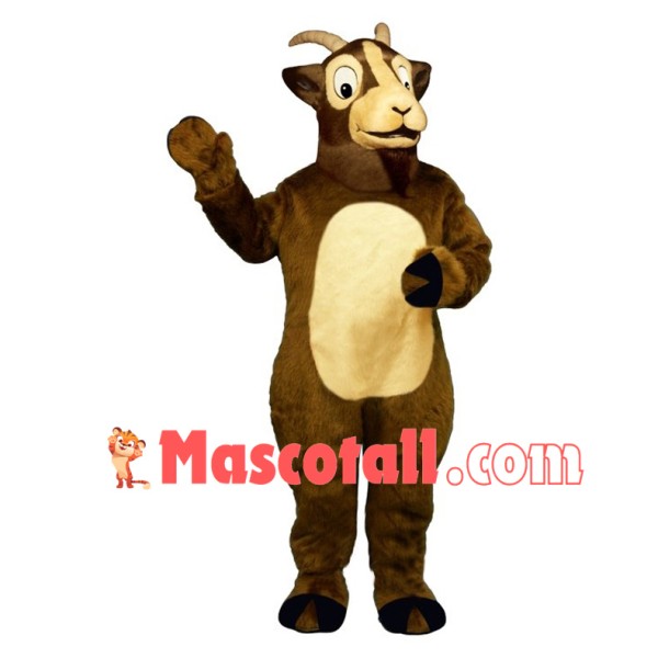 Brown Goat Mascot Costume	