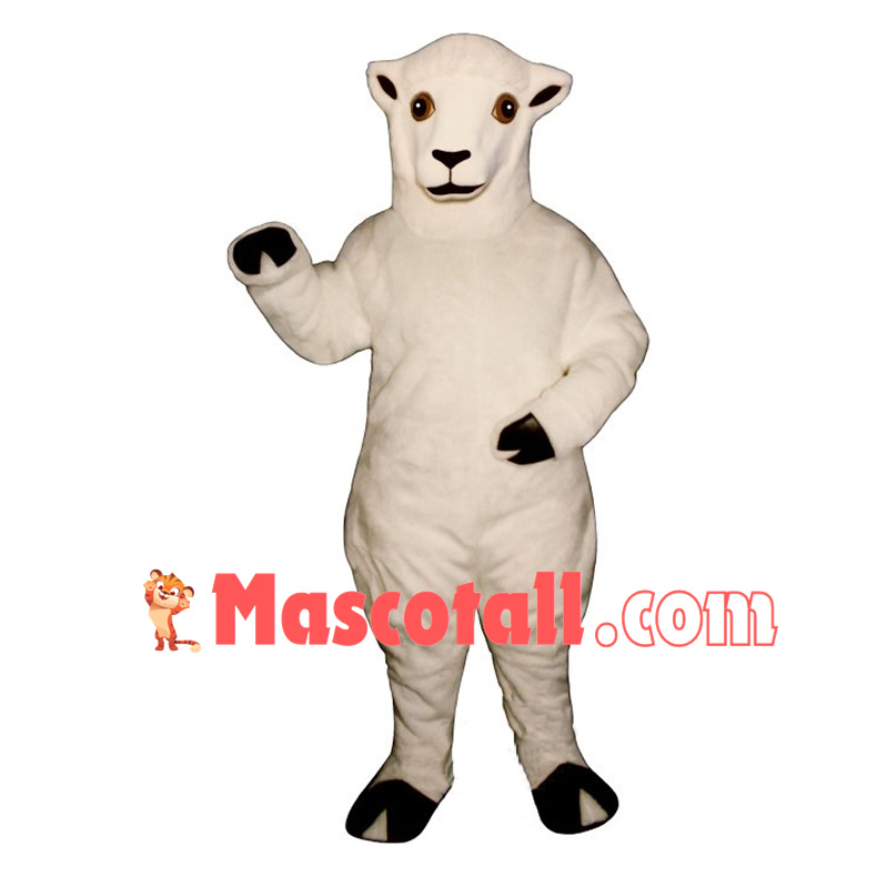 Australian White Sheep Mascot Costume	