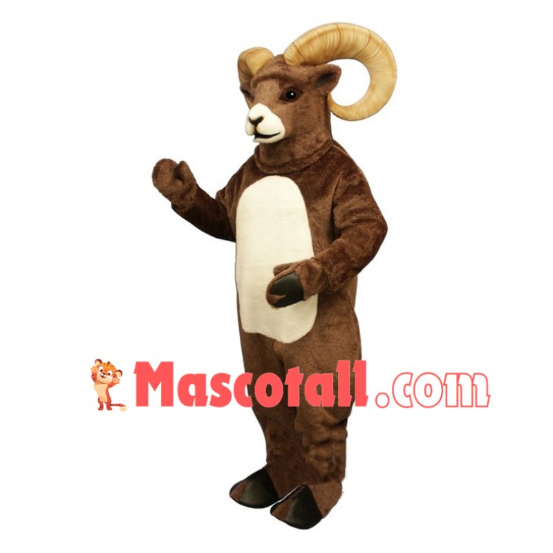 Brown Ram Animal Mascot Costume	