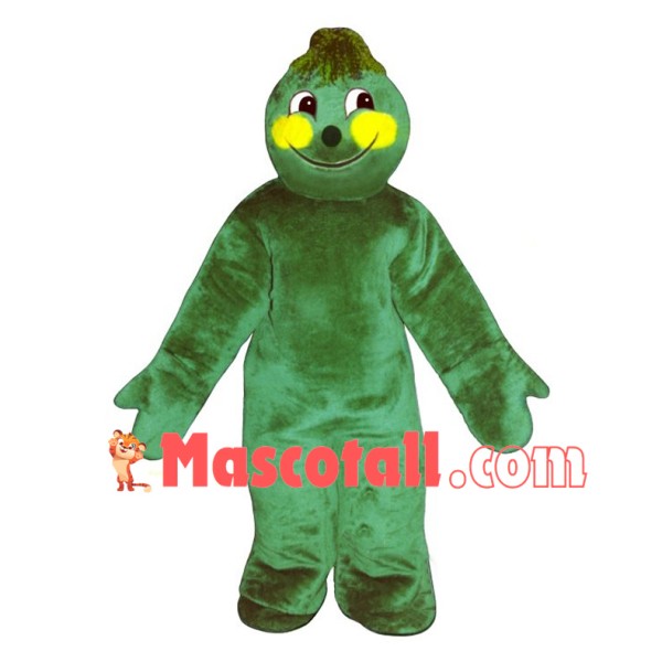 Cartoon Brussel Sprout Man Mascot Costume 