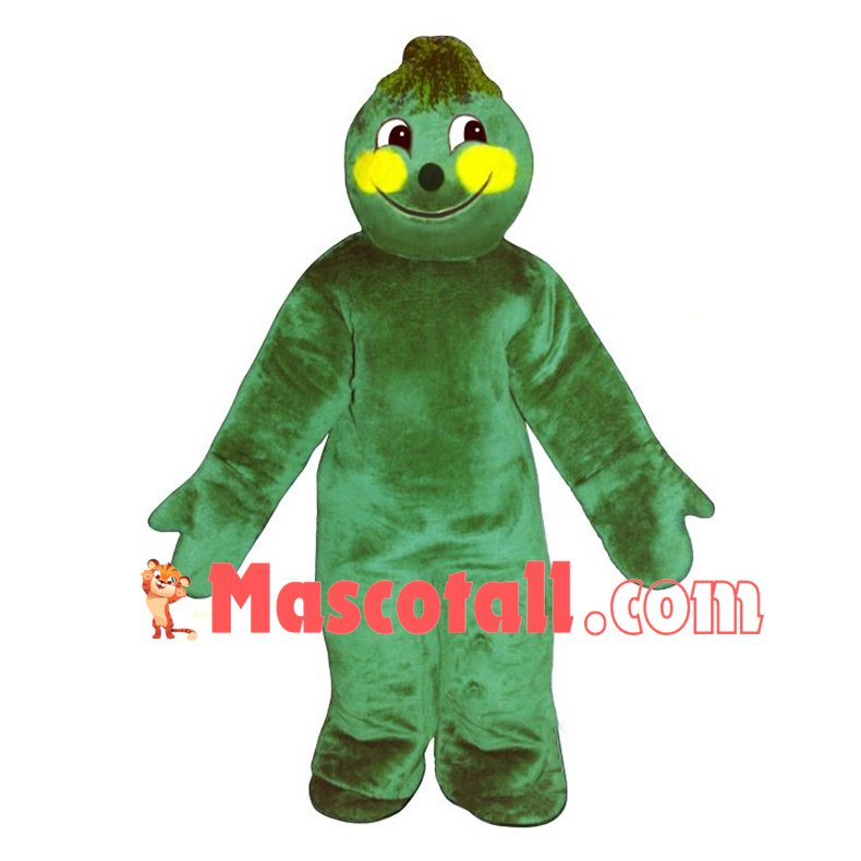 Cartoon Brussel Sprout Man Mascot Costume 