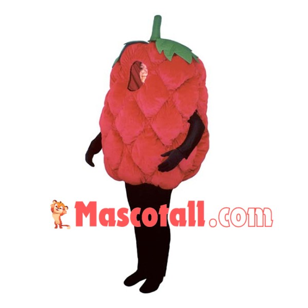 Deluxe Fresh Raspberry Mascot Costume 