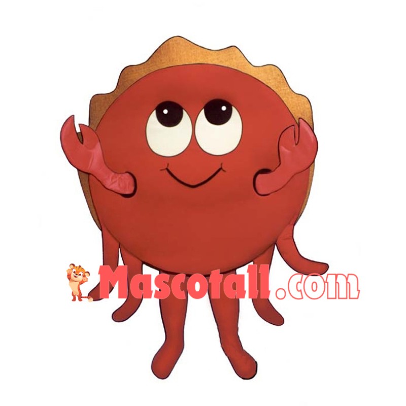 Deluxe Cartoon Crab Mascot Costume For Adult