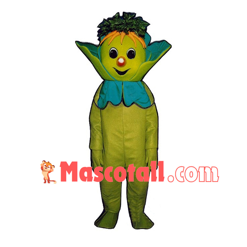 Cartoon Lenny Lettuce Man Mascot Costume 
