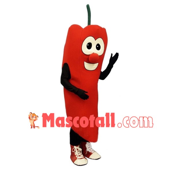 Deluxe Cartoon Hot Pepper Mascot Costume 	