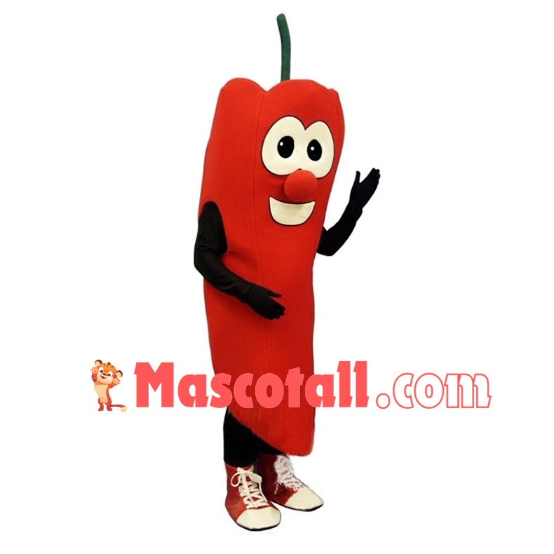 Deluxe Cartoon Hot Pepper Mascot Costume 	
