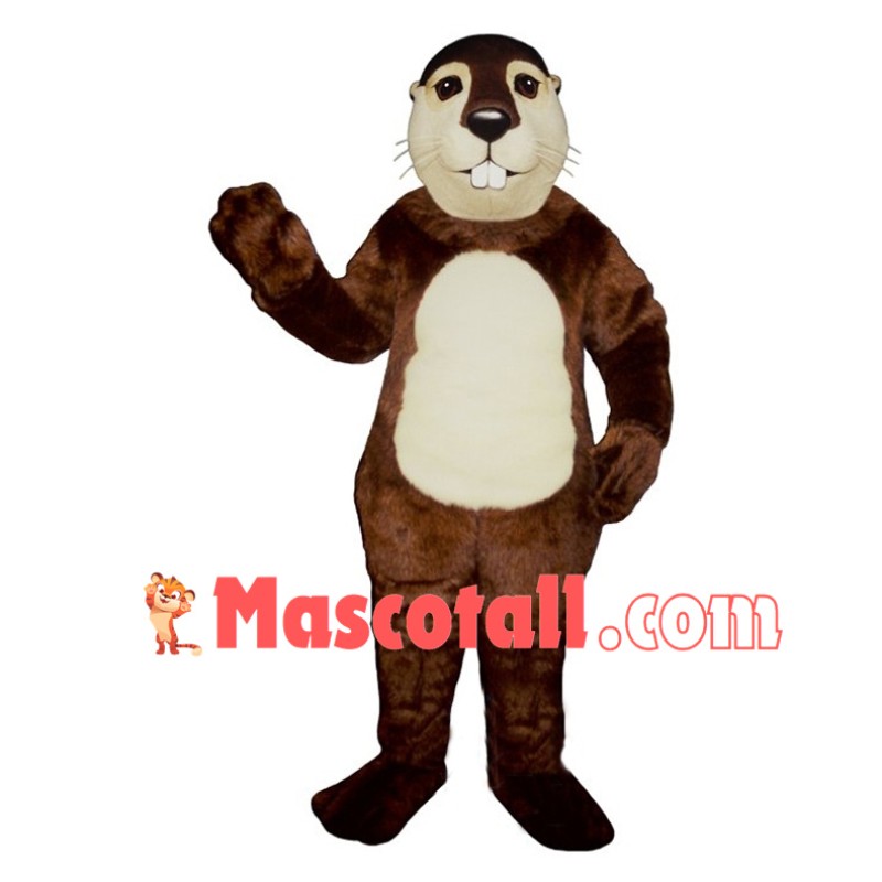 American Beaver Mascot Costume	