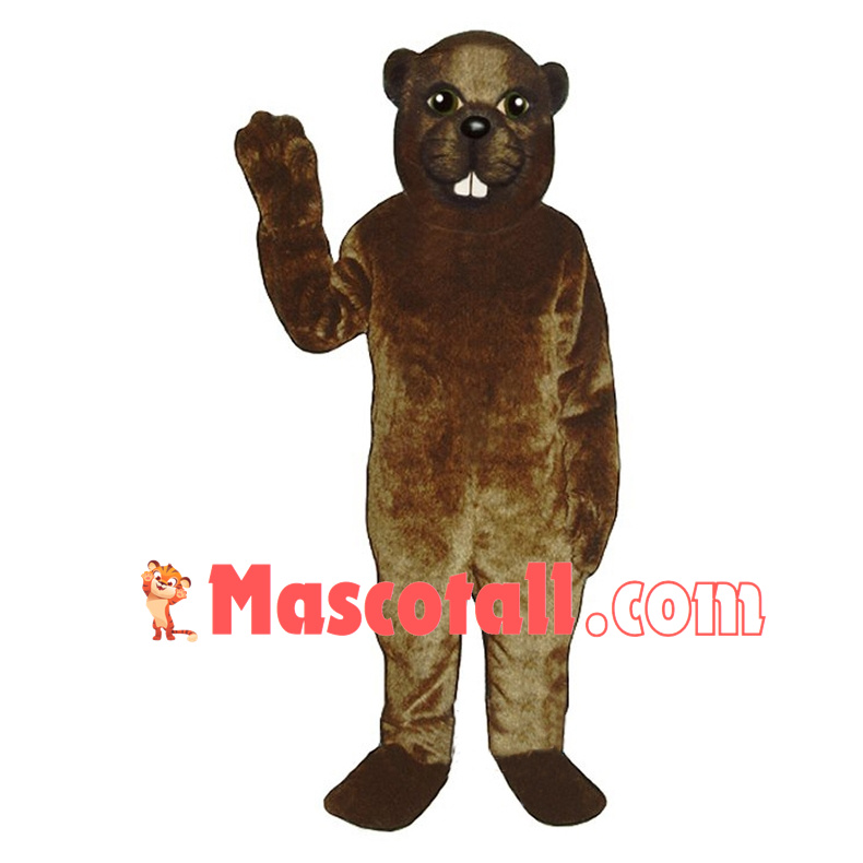 Baby Beaver Mascot Costume	