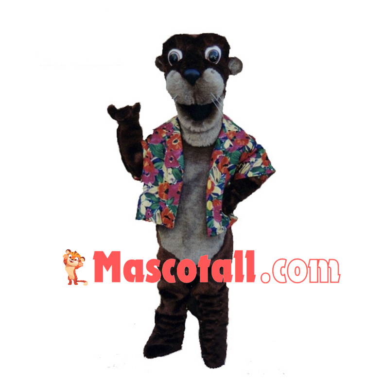 Black Otter Mascot Costume	