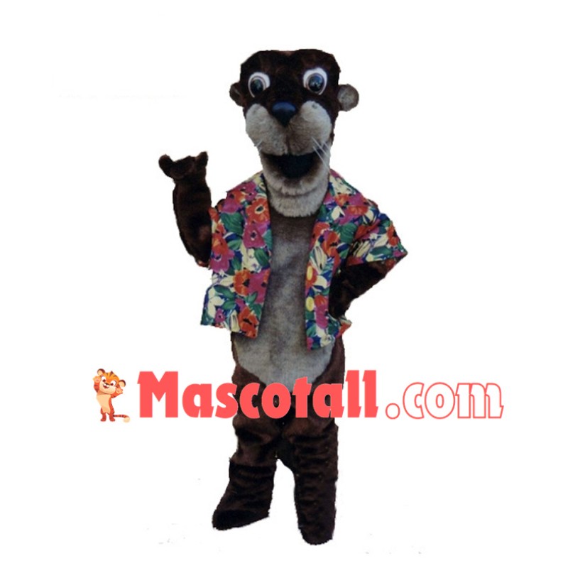 Black Otter Mascot Costume	