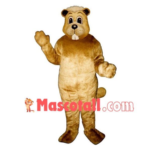 Light Brown Beaver Mascot Costume	