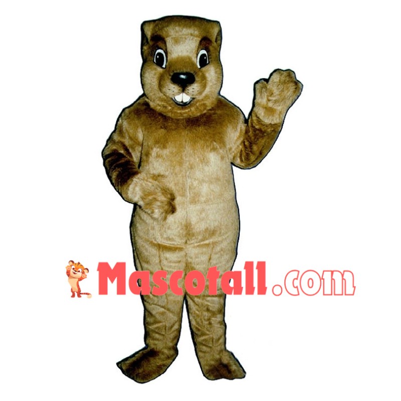 Friendly Groundhog Mascot Costume	