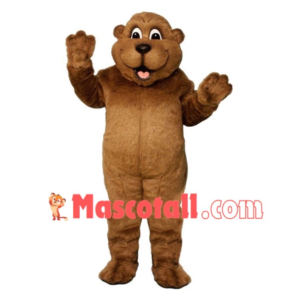 Smiling Groundhog Mascot Costume	
