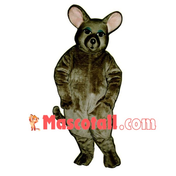 Listless Gray Mouse Mascot Adult Costume	