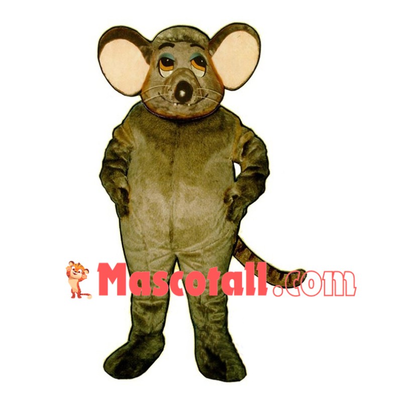 Treacherous Gray Mouse Mascot Adult Costume	