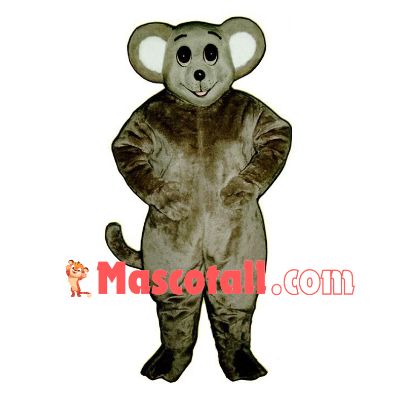 Well-behaved Gray Mouse Mascot Adult Costume	