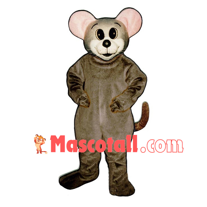Professional Grey Mouse Mascot Adult Costume	