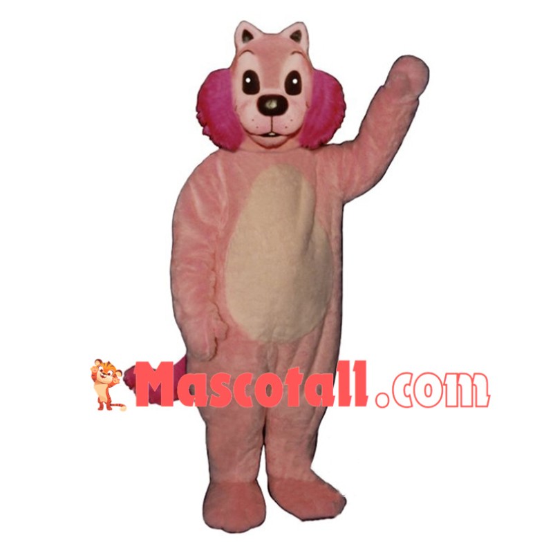 Pink Mink Mascot Costume