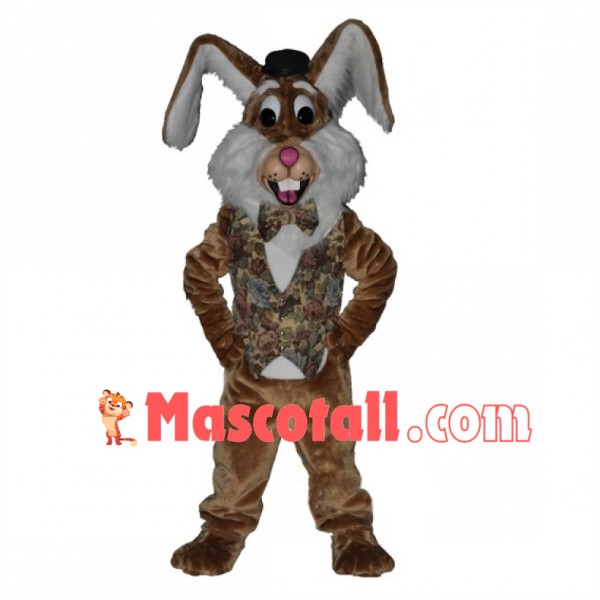 Optimistic Easter Bunny Mascot Costume