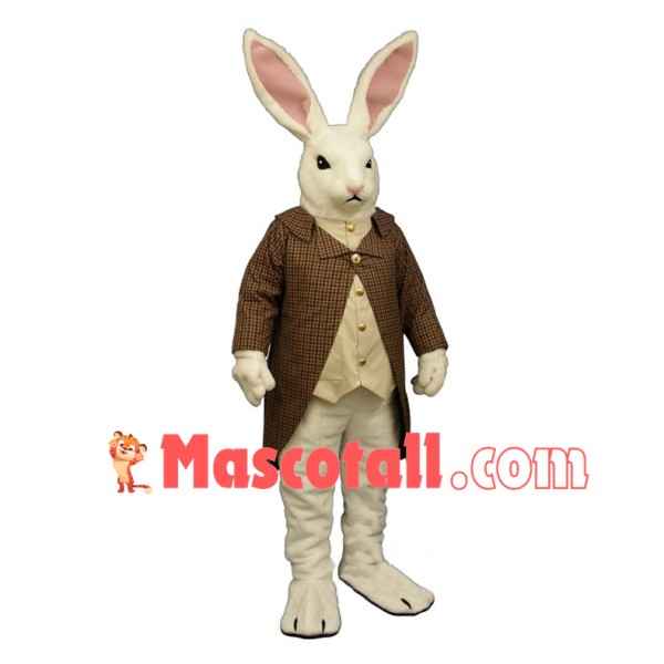 Primitive White Bunny Mascot Costume