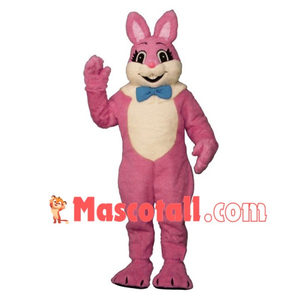 Pink Peter Cottontail Mascot Costume
