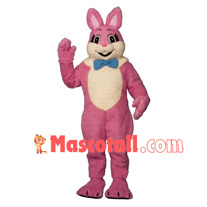 Pink Peter Cottontail Mascot Costume