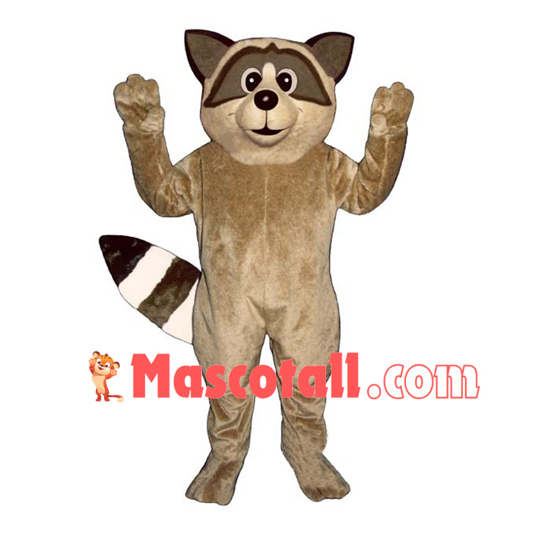 Beige Raccoon Mascot Costume 