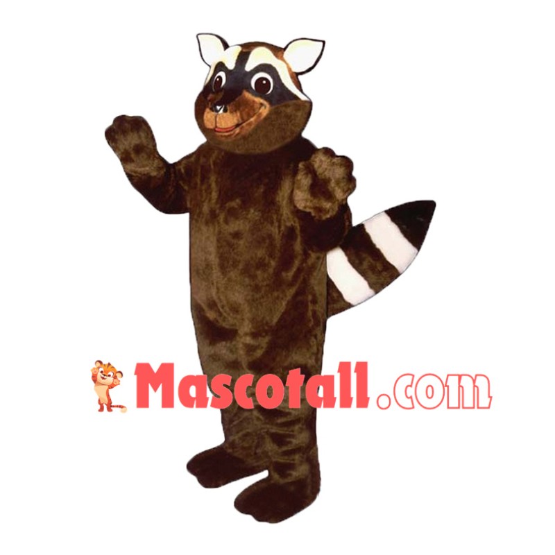 Brown Raccoon Mascot Adult Costume 