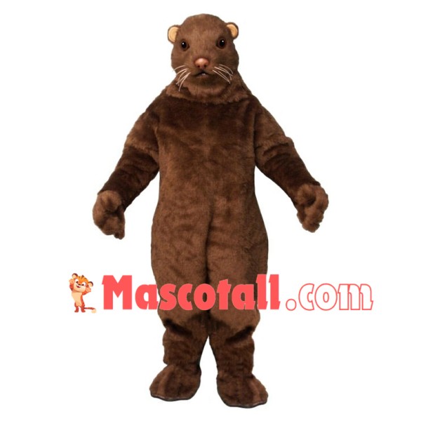 Realistic Mink Mascot Costume 