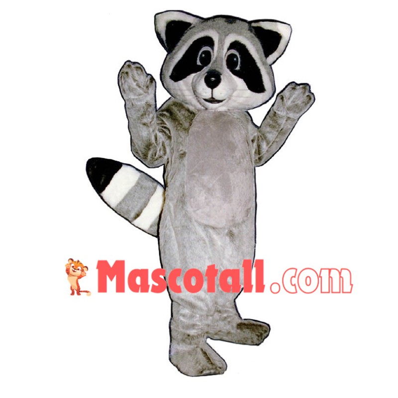 Realistic Gray Raccoon Mascot Costume For Adult 