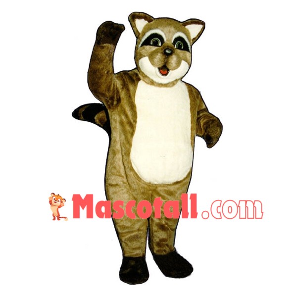 Lovely Beige Raccoon Mascot Costume For Adult 
