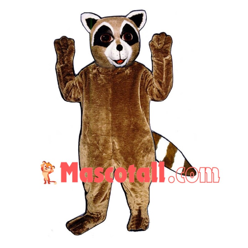 Brown Raccoon Mascot Costume For Adult 