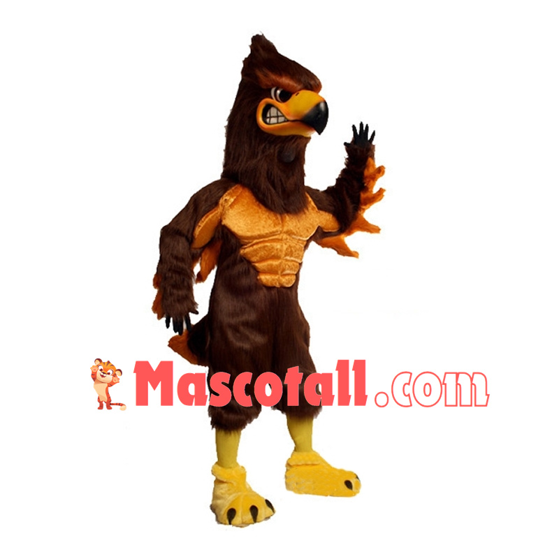 Power Fierce Long Crested Eagle Mascot Costume	