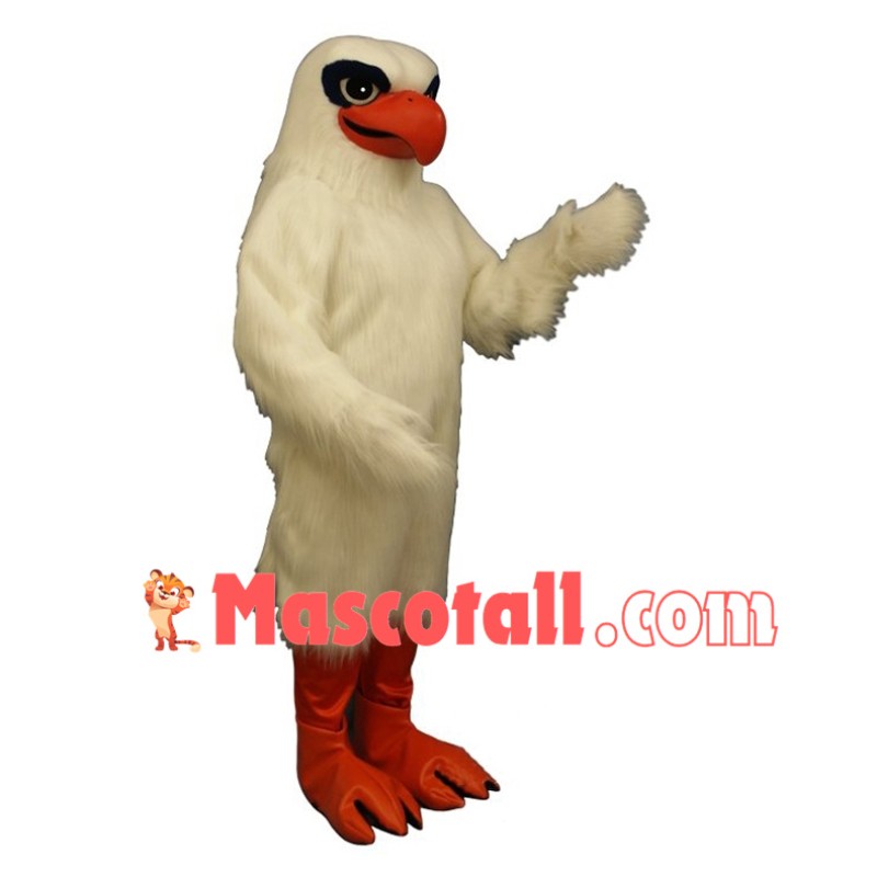 Snow-white Hawk Mascot Costume