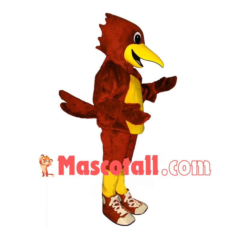 Sport Red Roadrunner Bird Mascot Costume