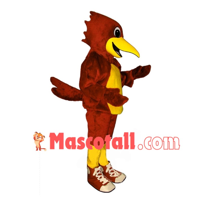Sport Red Roadrunner Bird Mascot Costume