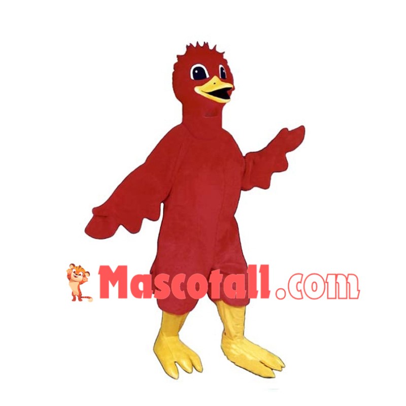 Scarlet Bird Mascot Costume