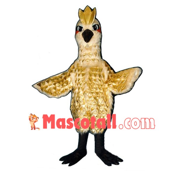 Golden Phoenix Mascot Costume