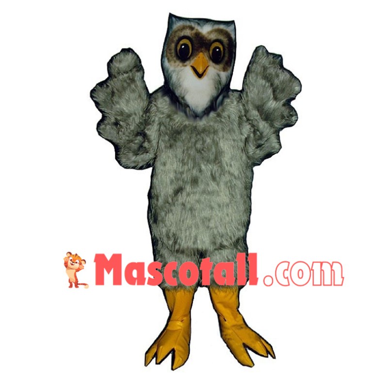 Adult Grey Owl Mascot Costume	