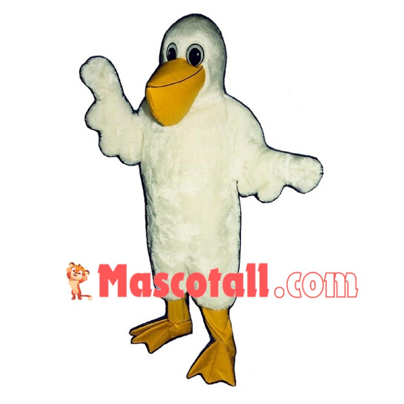 Great White Pelican Mascot Adult Costume