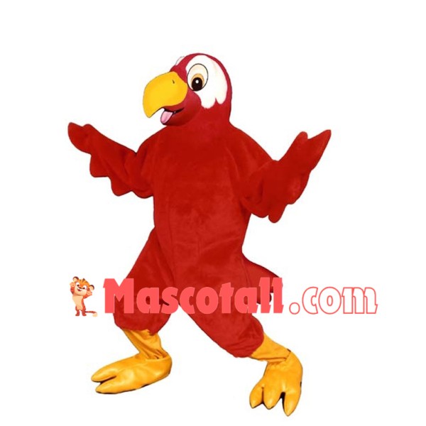 Lovely Scarlet Macaw Mascot Costume