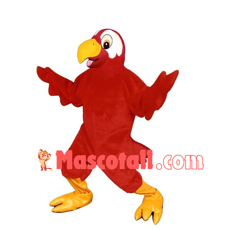 Lovely Scarlet Macaw Mascot Costume