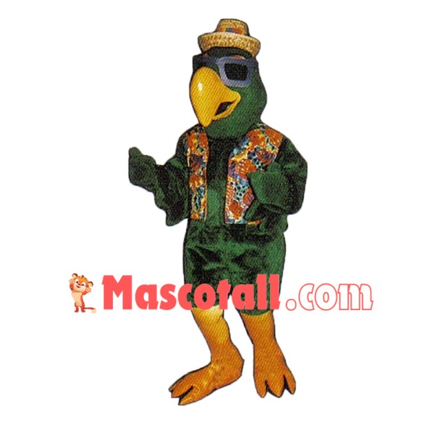 Cool Rose-ringed Parakeet Mascot Costume