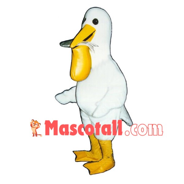 Pelican With the Impressive Throat Pouch Mascot Costume