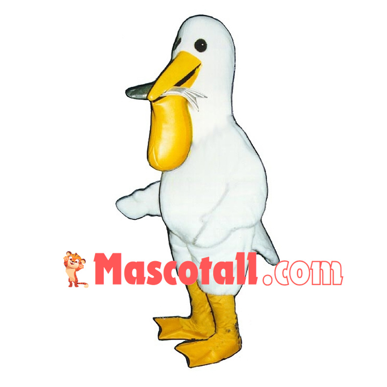 Pelican With the Impressive Throat Pouch Mascot Costume
