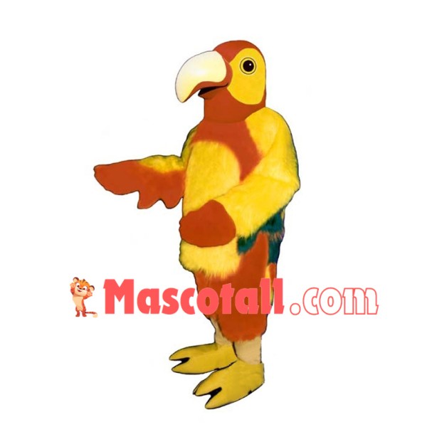 Tropical Yellow Parrot Mascot Costume