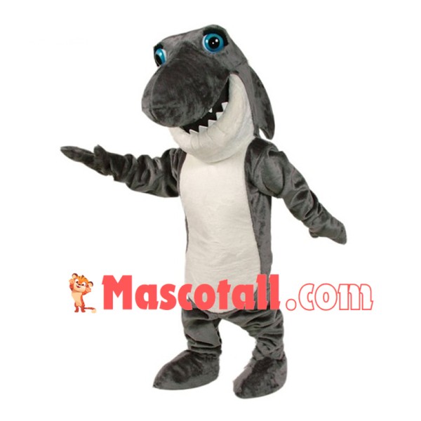 College Shark Mascot Costume
